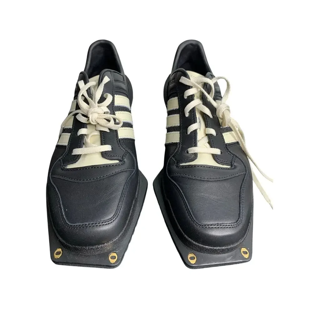 NWOT Adidas FORUM Cubism SQ Squared Toed Sneakers in Black - Picture 8 of 11